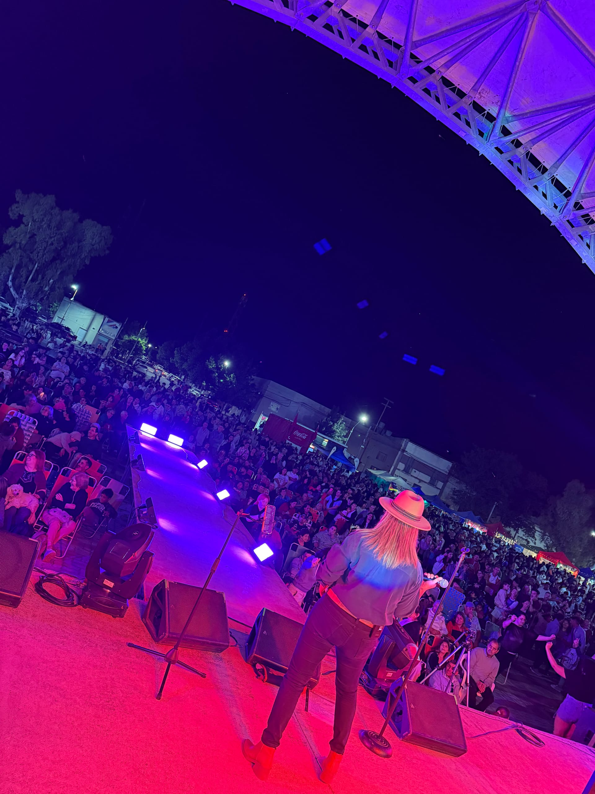 Amparo Sol Ringler en Fiesta Aniversario de Pedro Luro - Cantante argentina en vivo